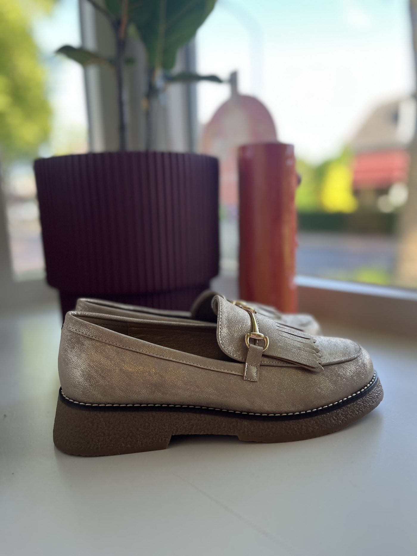 Loafer goud