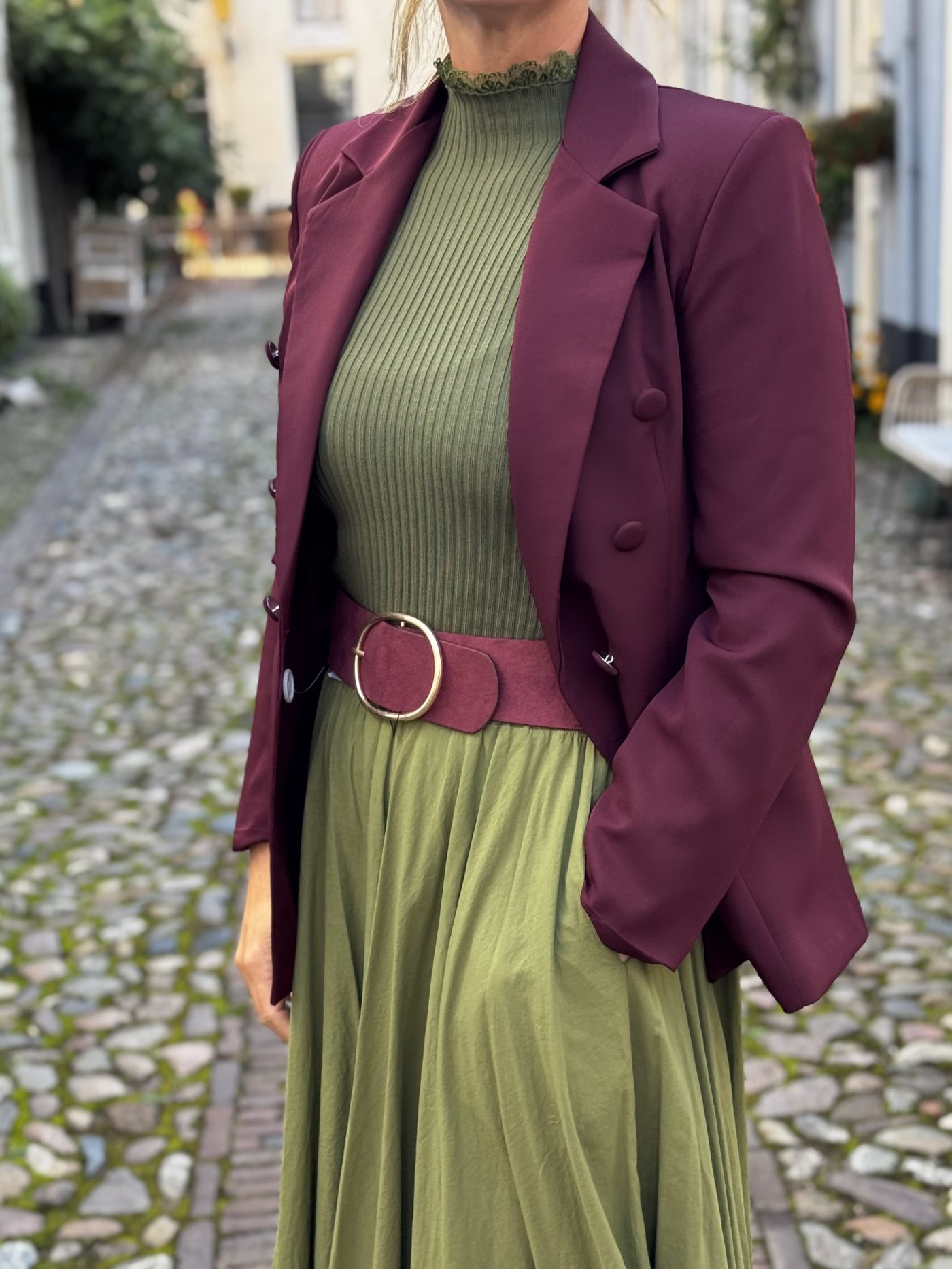Blazer bordeau