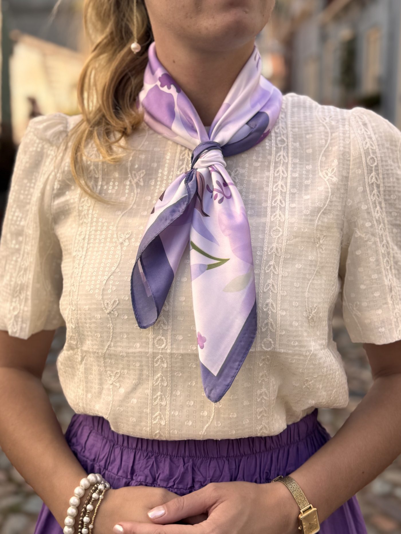 Weddingproof top ecru
