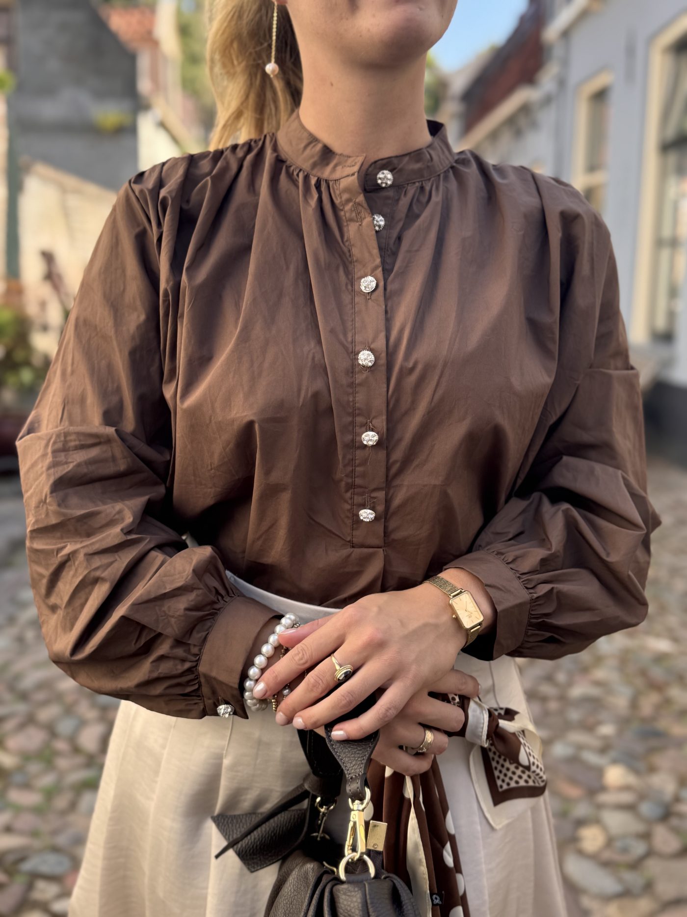 Blouse grietje choco