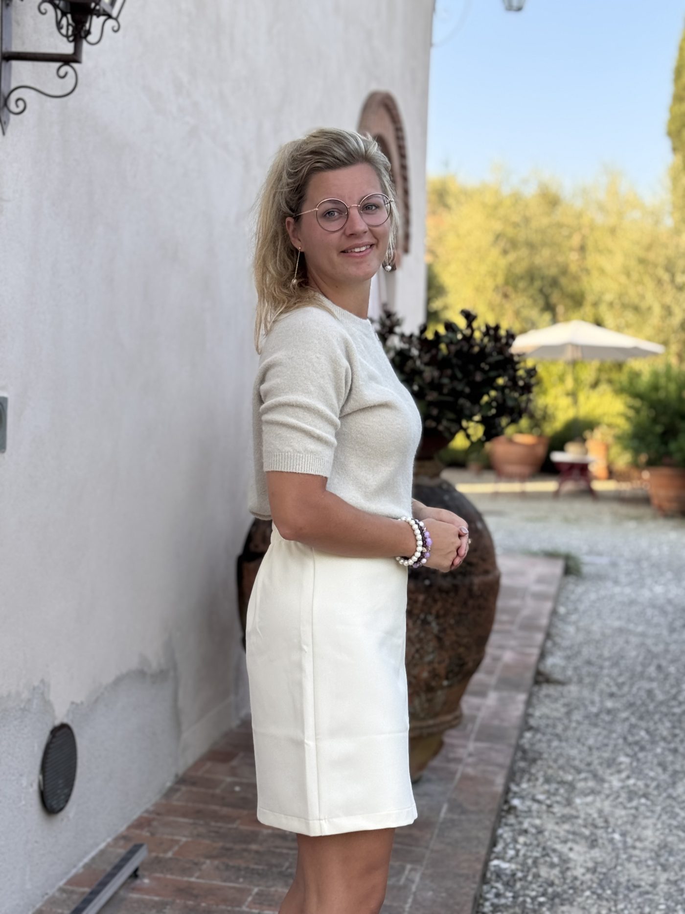 Lizalau rok Hannah ecru