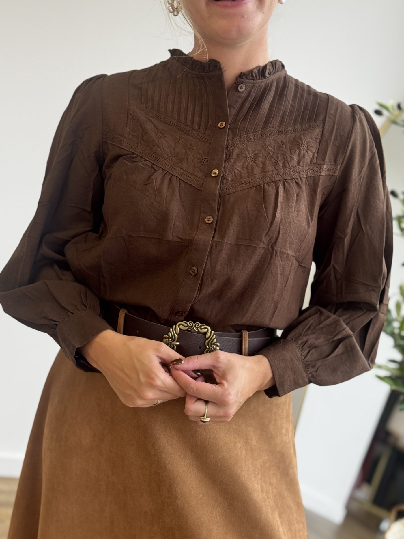Choco blouse Maria