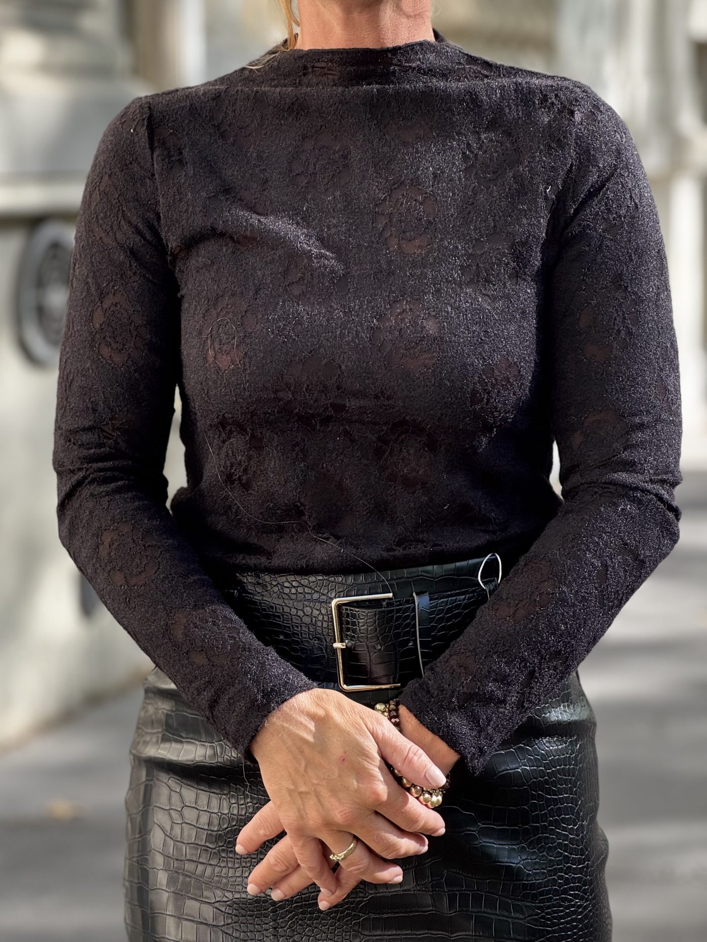 Isabella top zwart