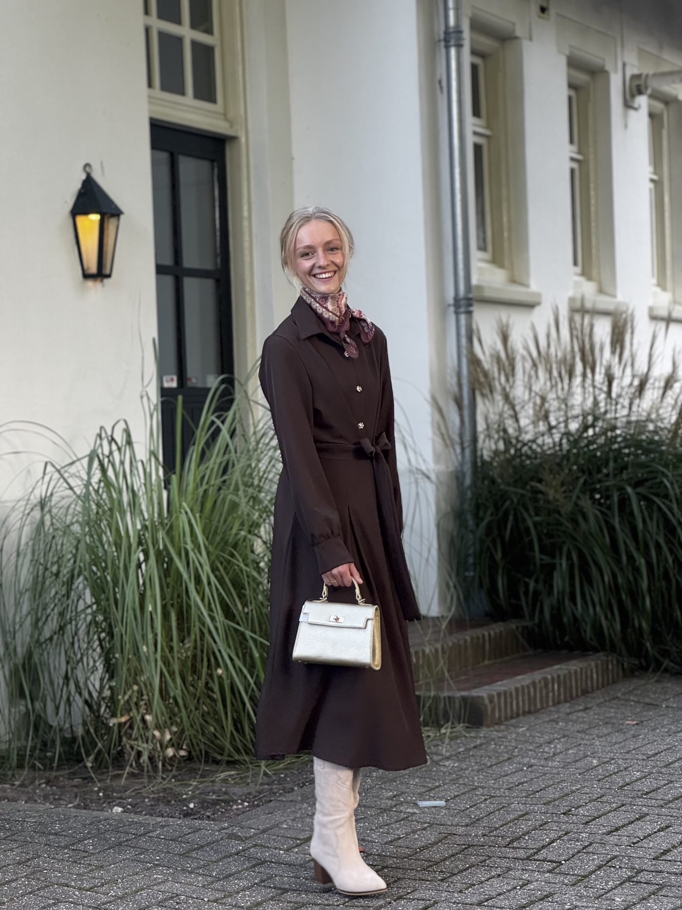 LéLorah dress Mieke choco