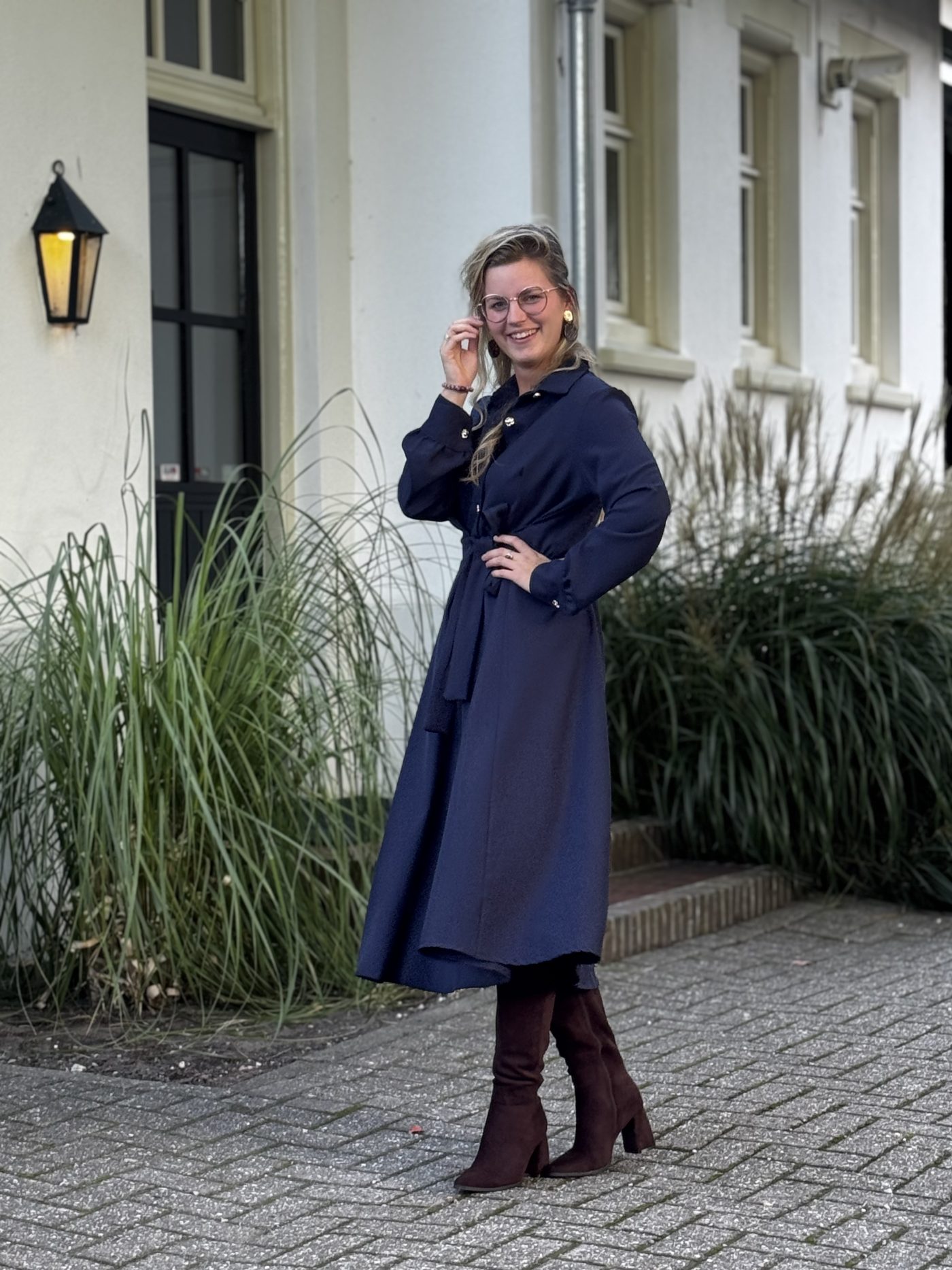 LéLorah dress Mieke navy