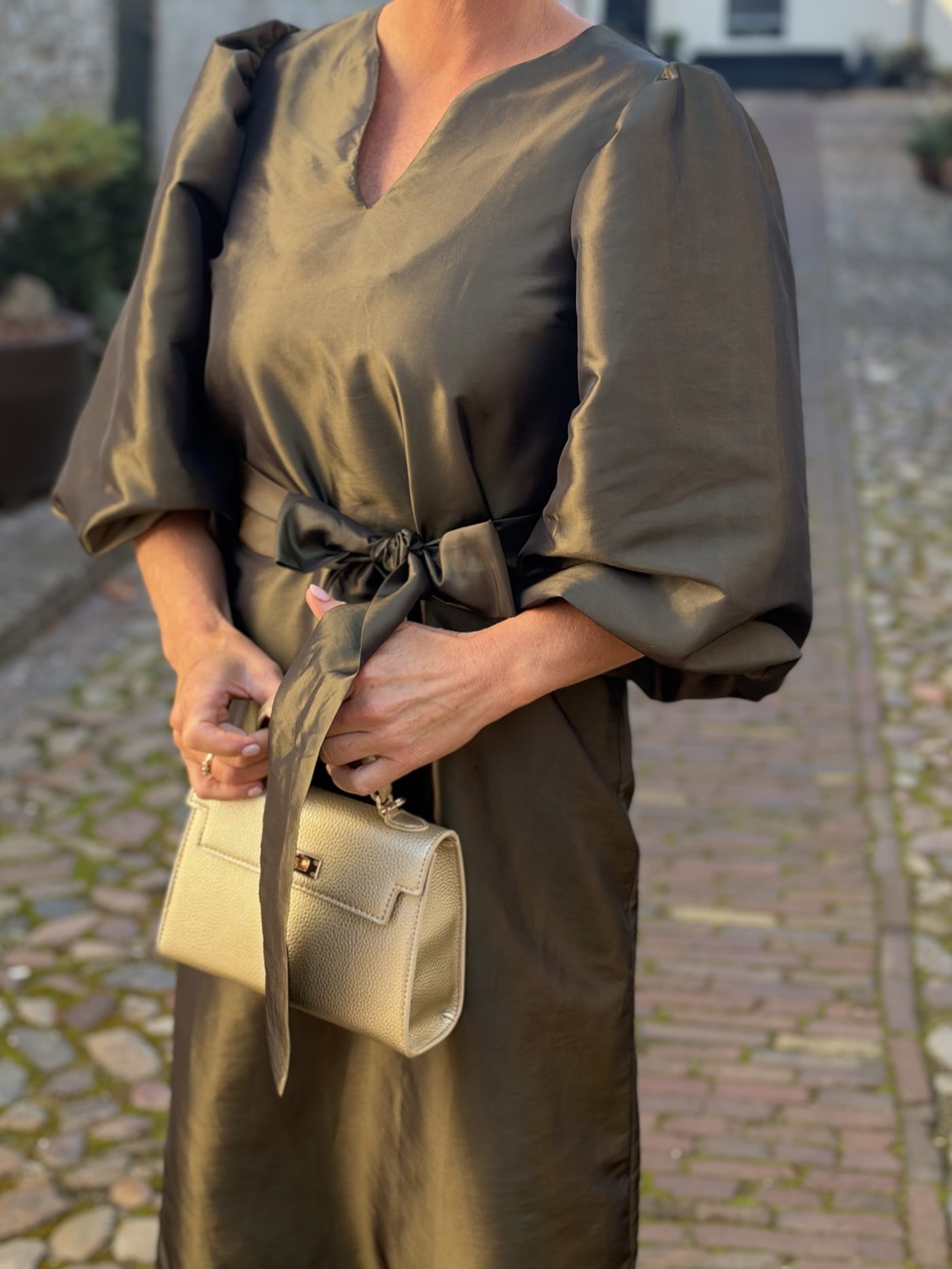 LeLorah  Liesbeth jurk green